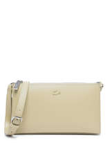 Sac Bandoulire Chantaco Cuir Lacoste Beige chantaco NF4159KL