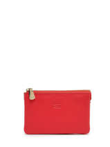 Porte-monnaie Caviar Cuir Crinkles Rouge caviar 14538