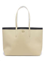 Sac Port paule A4 Anna Season Lacoste Beige anna season NF4237AS