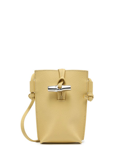Longchamp Roseau Etui ipod/cd Jaune