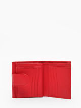Portemonnee Caviar Leder Crinkles Rood caviar 14068-vue-porte
