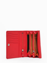 Portefeuille Caviar Cuir Crinkles Rouge caviar 14049-vue-porte