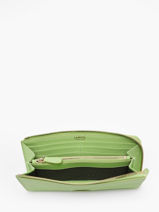 Portefeuille Ninon Leder Lancel Groen ninon A09974-vue-porte