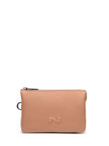 Trousse 2 Compartiments Cuir Nathan baume Marron original n 283N