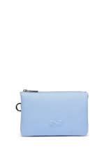 Trousse 2 Compartiments Cuir Nathan baume Bleu original n 283N