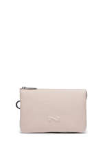 Etui 2 Compartimenten Leder Nathan baume Beige original n 283N