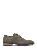 Veterschoenen Uit Leder Bull boxer Groen men 1008A