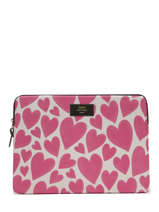 Laptophoes 14" Pink Love Wouf Roze daily S230007