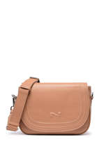 Sac Bandoulire Mistral Cuir Nathan baume Marron regate 3RG