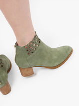 Bottines  Talon Tami En Cuir Mam