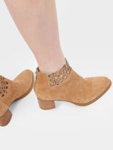 Bottines  Talon Tami En Cuir Mam