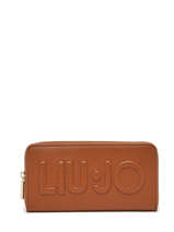 Portefeuille Liu jo Beige liu jo logo AXX027