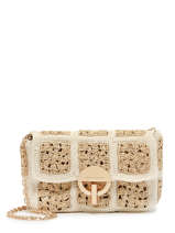 Cross Body Tas Moon Raffia Vanessa bruno Beige moon raphia 81V40533