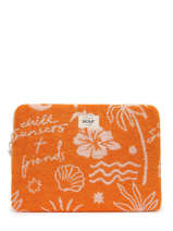 Housse Ordinateur Pc 14" Wouf Orange terry towel ST230016