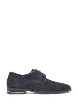 Chaussures De Ville En Cuir Tommy hilfiger Bleu men 4434DW5