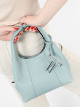 Handtas S Juliette Leder Le tanneur Blauw juliette TJET1000-vue-porte