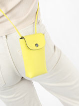 Longchamp Le pliage xtra Etui ipod/cd Jaune-vue-porte