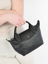 Longchamp Le pliage xtra Sac port main Noir-vue-porte