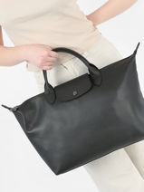 Longchamp Le pliage xtra Sac port� main Beige-vue-porte