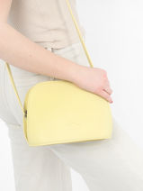 Sac Bandoulire Lilou Cuir Nathan baume Jaune egee 2-vue-porte