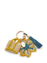 Sleutelhanger Magnolia Raffia Vanessa bruno Beige charms 96V42935