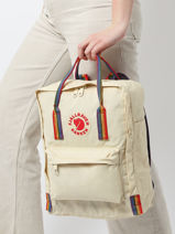 Sac  Dos 1 Compartiment Fjallraven Beige kanken 23620-vue-porte