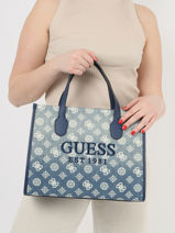 Sac Port Main Silvana Guess Bleu silvana PD866522-vue-porte