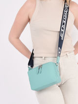 Sac Bandoulire Chantaco Seasonal Cuir Lacoste Bleu chantaco seasonal NU4213AP-vue-porte