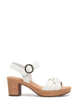 Sandalen Met Hak Uit Leder Gabor Wit women 20