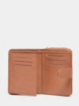 Portefeuille Cuir Hexagona Marron confort 461063-vue-porte