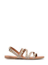 Sandalen Pieces Beige women 17136402