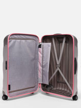 Harde Reiskoffer C-lite Samsonite Zilver c-lite 141370-vue-porte