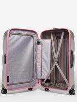 Harde Reiskoffer C-lite Samsonite Zilver c-lite 141369-vue-porte