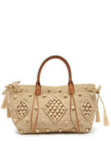 Sac Port paule Raphia Gerard darel Beige raphia E454