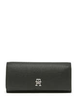 Porte-monnaie Tommy hilfiger Noir th emblem AW14651