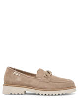 Mocassins Salka Velcalf Uit Leder Mephisto Beige accessoires THU01