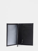 Portefeuille Cuir Hexagona Noir confort 467144-vue-porte