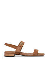 Sandalen Uit Leder Tommy hilfiger Bruin women 7094GU9