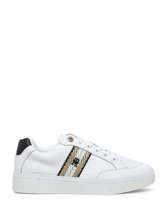 Sneakers En Cuir Tommy hilfiger Blanc women 7106YBS