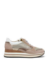 Sneakers Olimpia En Cuir Mephisto Marron women P5139142