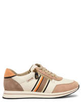 Sneakers Lucille En Cuir Mephisto Beige women P5141946