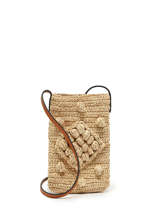 Sac Bandoulire Raphia Gerard darel Beige raphia E454