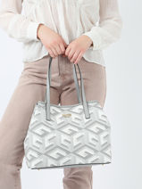 Sac Port paule Vikky Guess Gris vikky SA699528-vue-porte