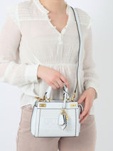 Sac Bandoulire Katey Guess Blanc katey WH876973-vue-porte