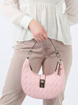 Sac Port paule Spark Micro Guess Rose spark micro QG876272-vue-porte