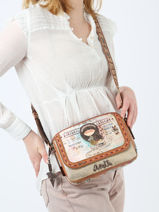Sac Bandoulire Menire Menire Anekke Multicolore menire 36603349-vue-porte