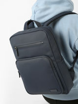 Sac  Dos Hexagona Bleu legend 589072-vue-porte