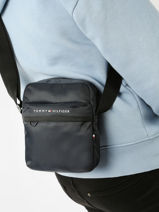 Reportertas Skyline Tommy hilfiger Blauw skyline AM10914-vue-porte