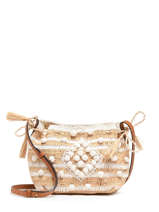 Cross Body Tas Raphia Raye Gerard darel Wit raphia raye X452