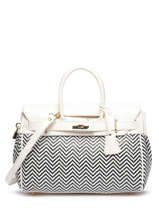 Sac Port Main Fantasia Zigzag Mac douglas Blanc fantasia zigzag X